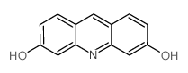 6-hydroxy-10H-acridin-3-one结构式