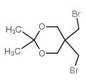 5,5-双(溴甲基)-2,2-二甲基-1,3-二氧六环结构式