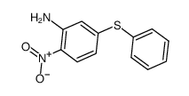 2-硝基-5-苯巯基苯胺结构式