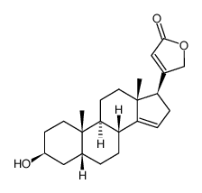 14-Anhydrodigitoxigenin结构式