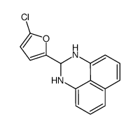 2-(5-chlorofuran-2-yl)-2,3-dihydro-1H-perimidine结构式