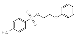 对甲苯磺酸2-苯氧乙酯结构式