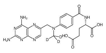 甲氨蝶呤D3结构式