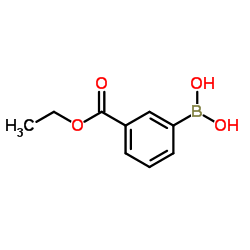 3-乙氧羰基苯硼酸结构式