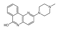 2-(4-methylpiperazin-1-yl)-5H-benzo[c][1,5]naphthyridin-6-one结构式