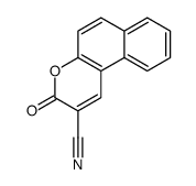 3-oxobenzo[f]chromene-2-carbonitrile结构式