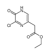 (3-氯-2-氧代-2H-吡嗪-1-基)-乙酸乙酯结构式
