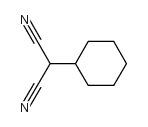 2-cyclohexylpropanedinitrile结构式