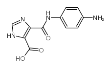 5-(4-氨基苯基氨基甲酰)-3H-咪唑-4-羧酸结构式