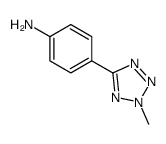 4-(2-甲基-2H-四唑-5-基)苯胺结构式