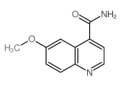 4-Quinolinecarboxamide,6-methoxy-结构式