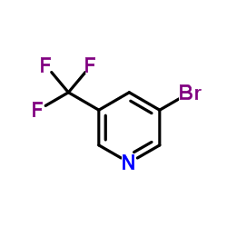 3-溴-5-三氟甲基吡啶结构式