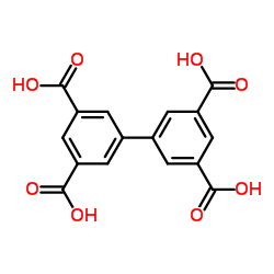联苯-3,3',5,5'-四羧酸结构式