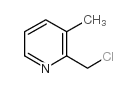 2-(chloromethyl)-3-methylpyridine结构式