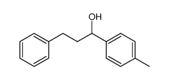 1-(4'-methylphenyl)-3-phenylpropan-1-ol结构式