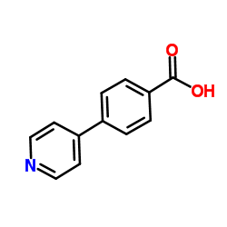 4-吡啶-4-基苯甲酸结构式