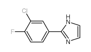 2-(3-chloro-4-fluoro-phenyl)-1h-imidazole结构式