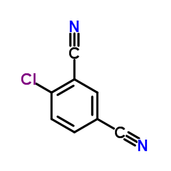 4-Chloroisophthalonitrile结构式