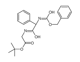 tert-butyl N-((2R)-2-{[(benzyloxy)carbonyl]amino}-2-phenylethanoyl)glycinate结构式