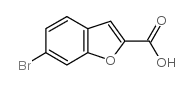 6-溴-1-苯并呋喃-2-甲酸结构式