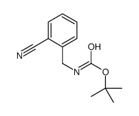 2-Methyl-2-propanyl (2-cyanobenzyl)carbamate结构式