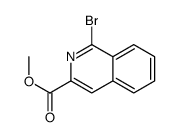 Methyl 1-bromo-3-isoquinolinecarboxylate结构式
