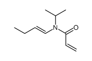 N-(but-1-en-1-yl)-N-isopropylacrylamide结构式