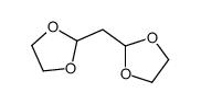 2,2'-methylenebis[1,3-dioxolane]结构式