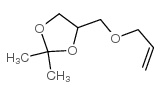 2,2-dimethyl-4-(prop-2-enoxymethyl)-1,3-dioxolane结构式