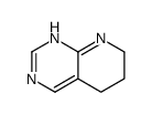 5,6,7,8-tetrahydropyrido[2,3-d]pyrimidine结构式