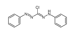 N,N'-diphenyl-C-chloroformazan结构式