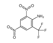2,4-dinitro-6-(trifluoromethyl)aniline结构式