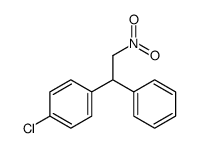 1-chloro-4-(2-nitro-1-phenylethyl)benzene结构式