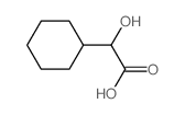 Cyclohexaneacetic acid,a-hydroxy-结构式