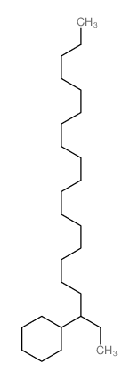 Cyclohexane,(1-ethyloctadecyl)-结构式