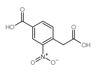 4-(羧基甲基)-3-硝基苯甲酸结构式