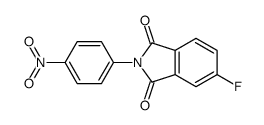 5-fluoro-2-(4-nitrophenyl)isoindole-1,3-dione结构式