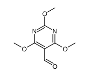 2,4,6-trimethoxypyrimidine-5-carbaldehyde结构式