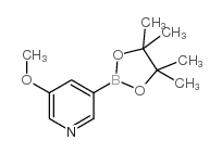 3-甲氧基-5-吡啶硼酸频哪醇酯结构式