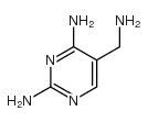 2,4-二氨基-5-氨甲基嘧啶结构式