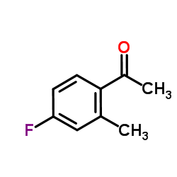 4'-氟-2'-甲基苯乙酮结构式