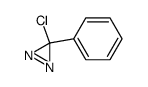 3-chloro-3-(phenyl)diaziridine结构式