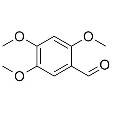 2,4,5-三甲氧基苯甲醛结构式