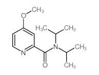 N,N-二异丙基-4-甲氧基吡啶甲酰胺结构式