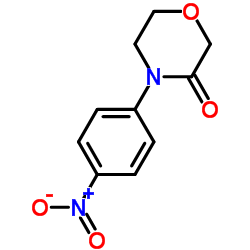4-(3-氧代-4-吗啉基)硝基苯结构式