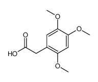 BENZENEACETIC ACID, 2,4,5-TRIMETHOXY-结构式