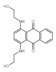 1,4-双[(2-羟乙基)氨基]蒽醌结构式