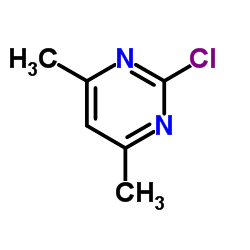 2-氯-4,6-二甲基嘧啶结构式