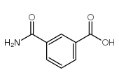 3-(氨基羰基)苯甲酸结构式