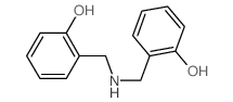 2-(((2-hydroxybenzyl)amino)methyl)phenol结构式